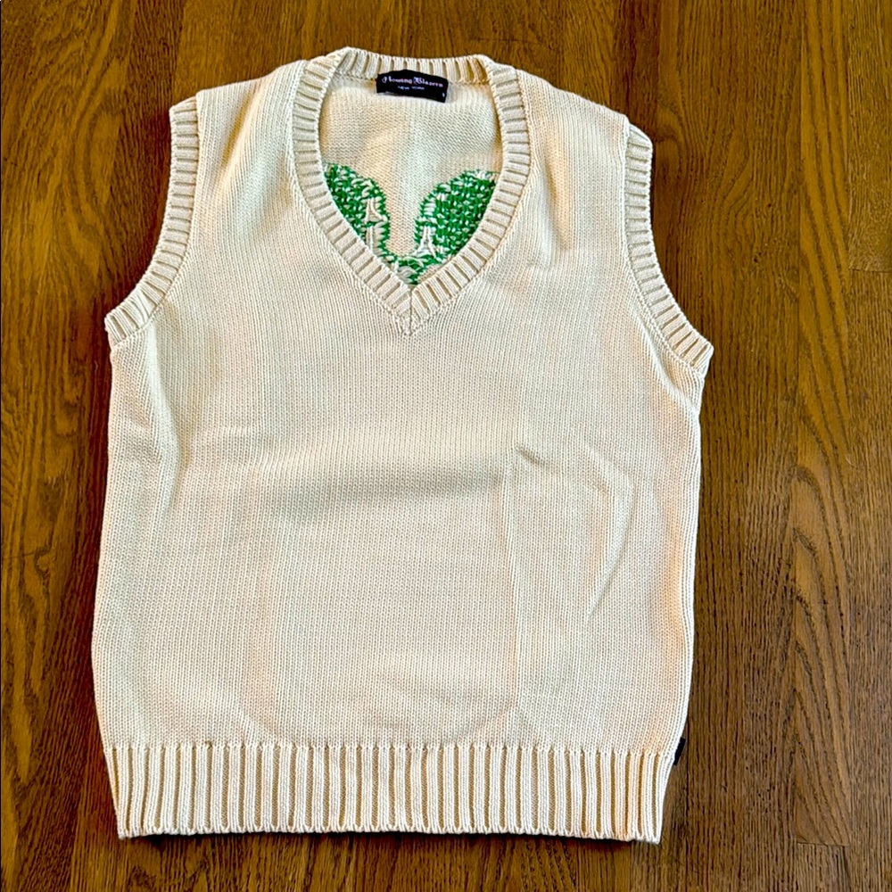 Rowing Blazers- cotton sweater vest, Tennis!